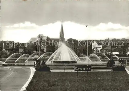 Aachen Europaplatz Verteilerring Wasserspiele Kat. Aachen