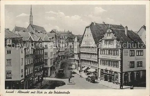 Kassel Altmarkt Bruederstrasse Drahtwerk Linker  Kat. Kassel