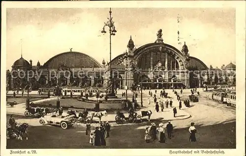 Frankfurt Main Hauptbahnhof Bahnhofsplatz Kat. Frankfurt am Main