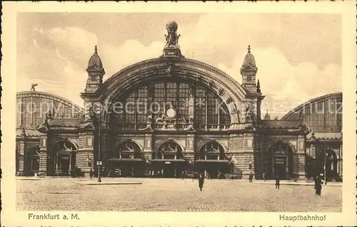 Frankfurt Main Hauptbahnhof Kat. Frankfurt am Main