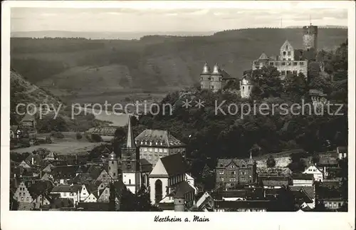 Wertheim Main Burg Wertheim Kat. Wertheim