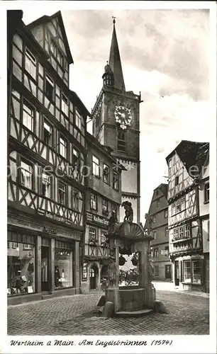 Wertheim Main Am Engelsbrunnen  Kat. Wertheim