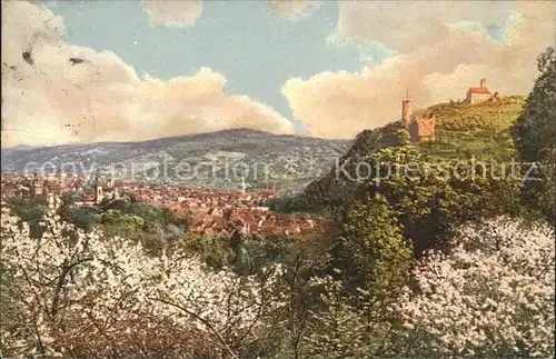 Weinheim Bergstrasse Ruine Windeck W. S. C. Wachenburg Kat. Weinheim