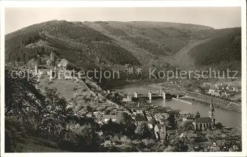 Hirschhorn Neckar Fliegeraufnahme Kat. Hirschhorn (Neckar)