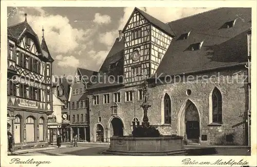 Reutlingen Marktplatz Kat. Reutlingen