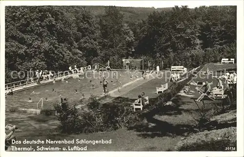 Schlangenbad Taunus Thermal Schwimmbad Kat. Schlangenbad