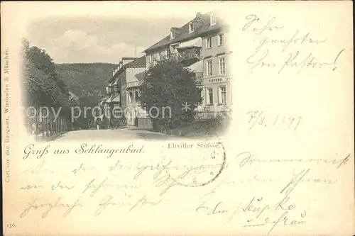 Schlangenbad Taunus Eltviller Strasse Kat. Schlangenbad