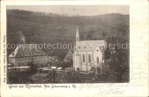 Johannisberg Rheingau Marienthal Kat. Geisenheim