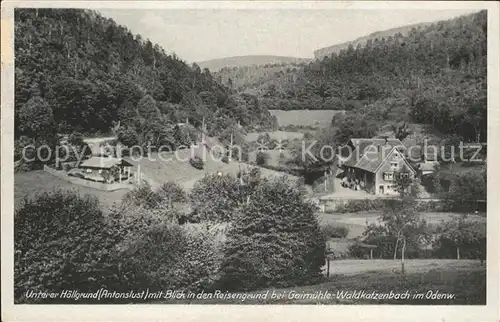 Waldkatzenbach Gaimuehle Unterer Hoellgrund Kat. Waldbrunn