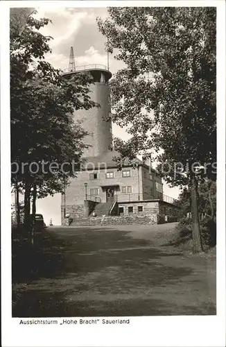 Kirchhundem Aussichtsturm Hohe Bracht Kat. Kirchhundem Hochsauerland