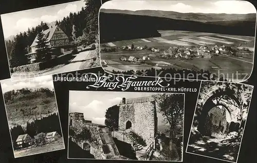 Oberstoppel Erholungsheim Gasthaus Burg Hauneck Kat. Haunetal