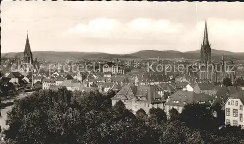 Kaiserslautern Total Stadtbild mit Kirche Kat. Kaiserslautern