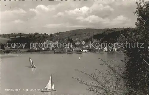 Hunswinkel Stausee Listertalsperre Segeln Kat. Meinerzhagen