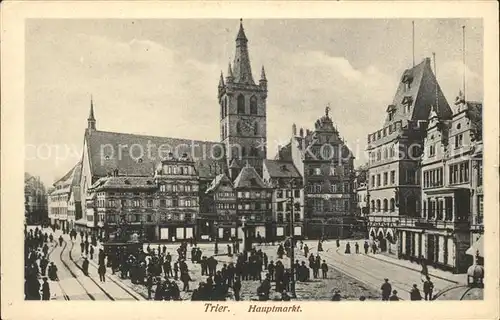 Trier Hauptmarkt Kirche St Gangolf / Trier /Trier Stadtkreis