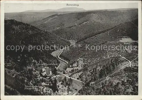 Diemerstein Pfalz Christliches Erholungsheim Ruine Pfaelzer Wald Fliegeraufnahme Bahnpost Kat. Frankenstein