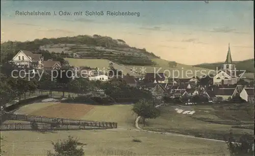 Reichelsheim Odenwald mit Schloss Kat. Reichelsheim (Odenwald)