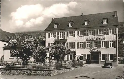 Lieser Hotel Mehn zum Niederberg Kat. Lieser