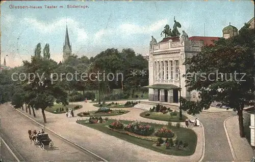 Giessen Lahn Neues Theater Suedanlage Kat. Giessen