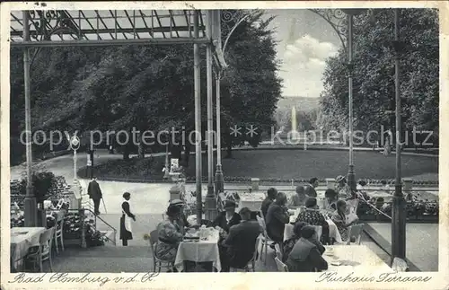 Bad Homburg Kurhaus Terrasse Kat. Bad Homburg v.d. Hoehe