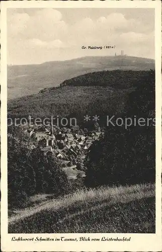 Schmitten Taunus Blick auf den Feldberg Kat. Schmitten