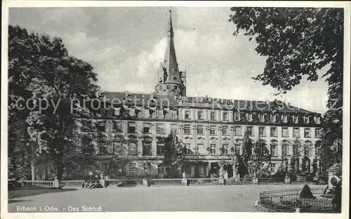 Erbach Odenwald Das Schloss Kat. Erbach