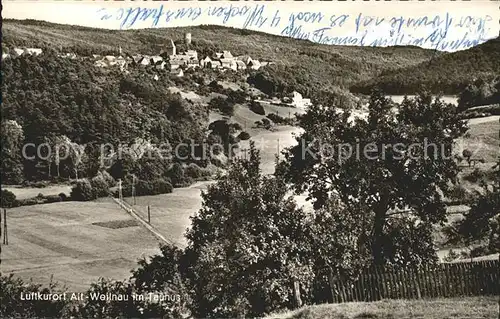 Altweilnau Gasthaus und Pension Herrmann Weiltalpanorama  Kat. Weilrod