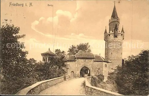 Friedberg Hessen Burg Kat. Friedberg (Hessen)