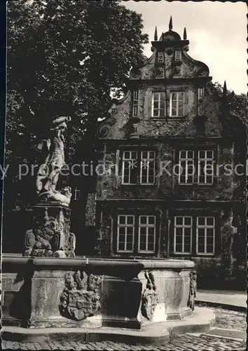 Friedberg Hessen Sankt Georgsbrunnen Schloss Kat. Friedberg (Hessen)