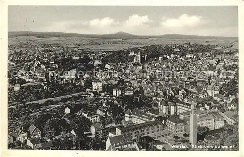 Wetzlar Blick vom Kalsmunt Kat. Wetzlar