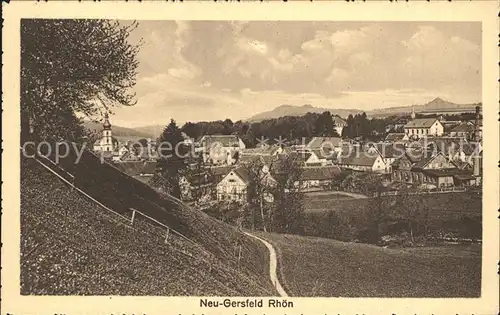 Gersfeld Rhoen Ortsansicht Kat. Gersfeld (Rhoen)