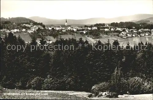 Schoenberg Miesbach mit Rachel und Lusen Kat. Miesbach