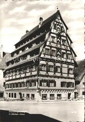 Memmingen Sieben Daecher Haus Kat. Memmingen