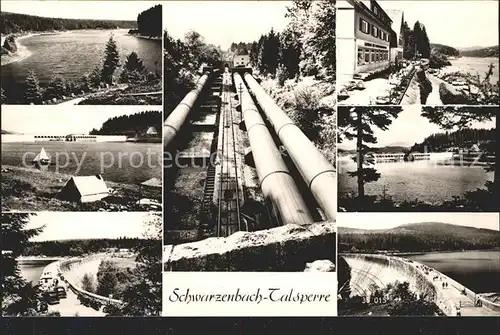 Forbach Baden Gasthaus zur Schwarzenbachtalsperre Teilansichten Kat. Forbach