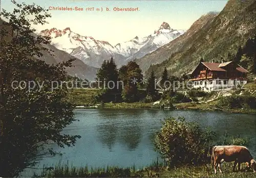 Oberstdorf Christeles See Kat. Oberstdorf