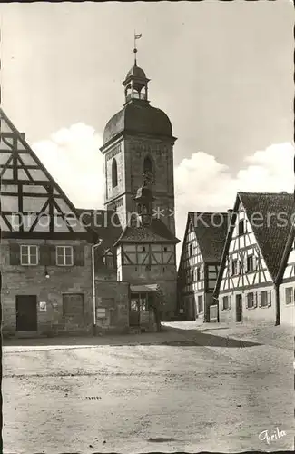 Rosstal Marktplatz Kirche Kat. Rosstal