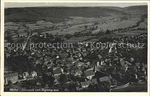 Hoechst Odenwald Fliegeraufnahme Kat. Hoechst i. Odw.