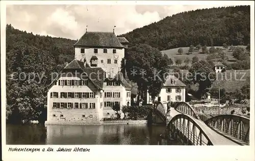 Hohentengen Hochrhein Schloss Roetteln Kat. Hohentengen