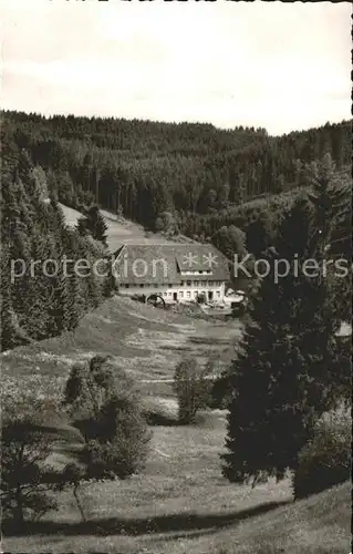 Grafenhausen Schwarzwald Hotel Pension Schluechtmuehle Kat. Grafenhausen