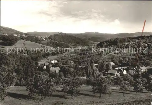 Glattbach Odenwald Gasthaus Pension Zur Post Kat. Lindenfels