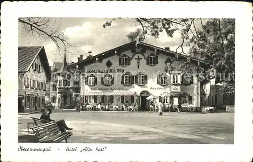 Oberammergau Hotel Alte Post Kat. Oberammergau