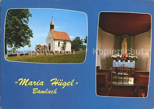 Bamlach Maria Huegel Kapelle Kat. Bad Bellingen