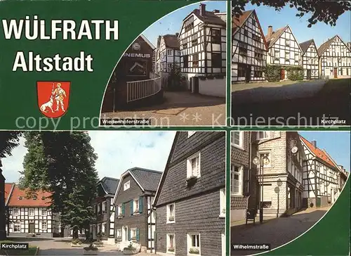 Wuelfrath Wilhelmstrasse Wiederhoferstrasse Kat. Wuelfrath