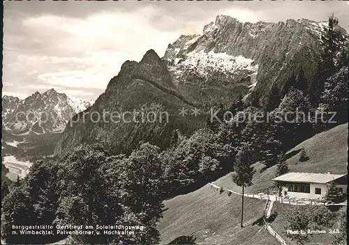 Berchtesgaden Gasthaus Gerstreut Kat. Berchtesgaden