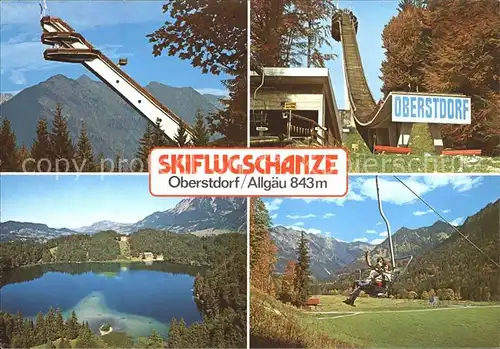 Oberstdorf Skisprungschanze Kat. Oberstdorf