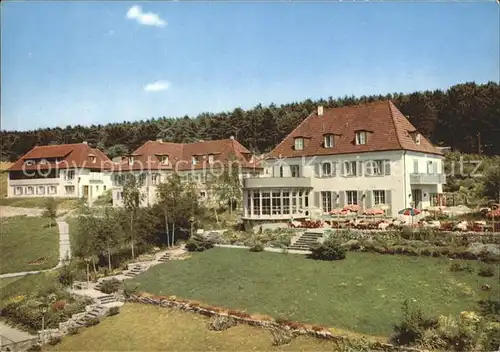 Bad Mergentheim Kurhotel und Cafe Am Hexenkreuz Kat. Bad Mergentheim