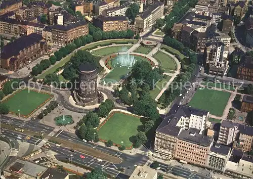 Mannheim Fliegeraufnahme am Wasserturm Kat. Mannheim