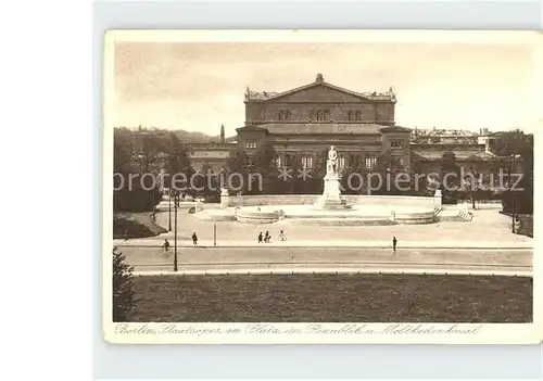 Berlin Stadtsoper Platz Republik  Kat. Berlin