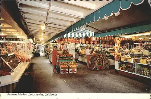 Los Angeles California Farmer Market Kat. Los Angeles