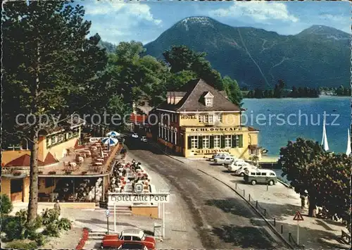 Tegernsee Am Schlosscafe Kat. Tegernsee