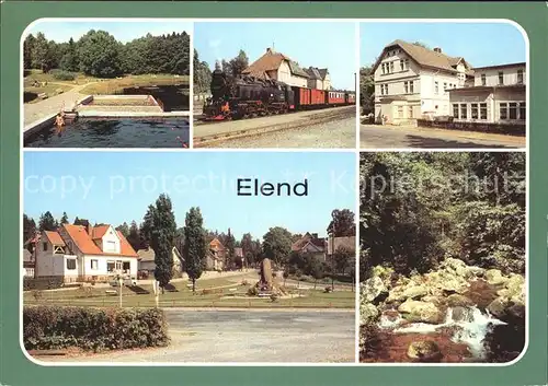 Elend Harz Waldbad Bahnhof Elendstal Kat. Elend Harz